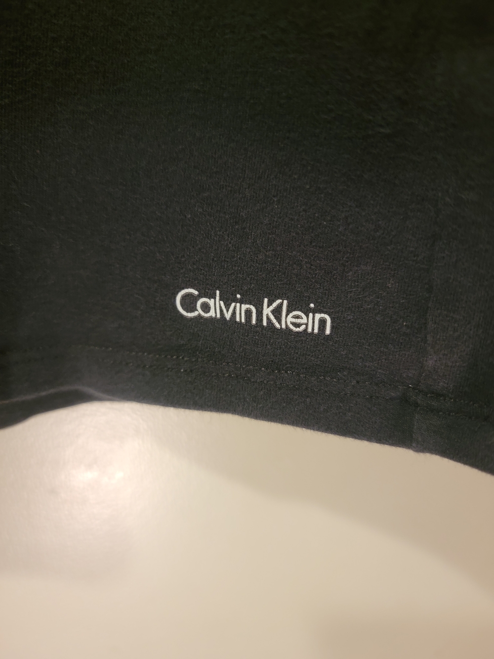 Calvin Klein Black Tank Top with White Logo